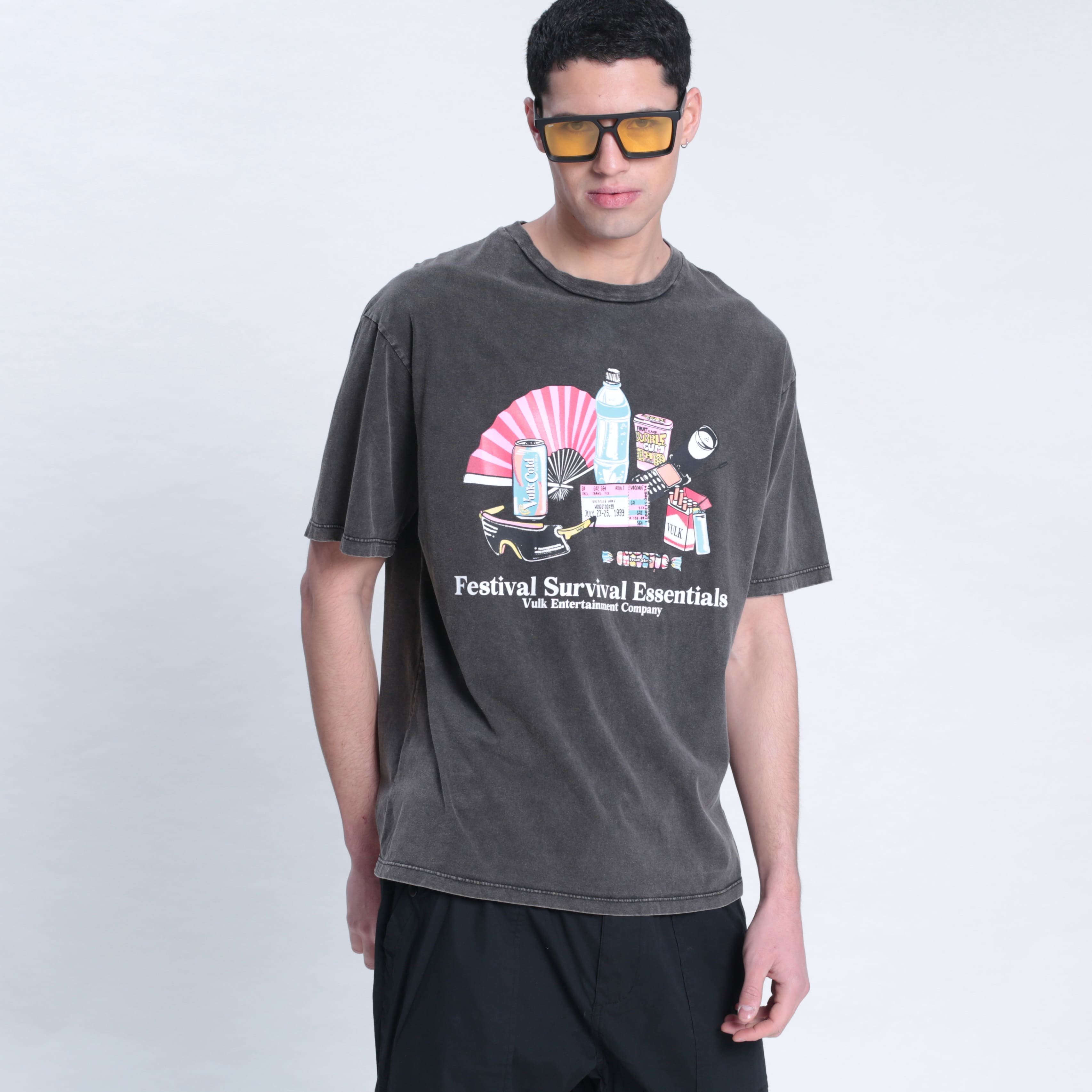 Remera Mc Vulk Survivor Tee Off Black