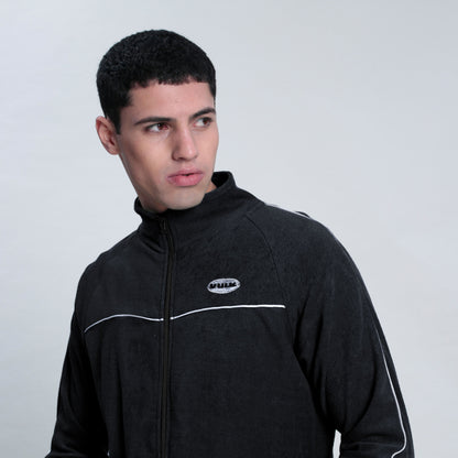 Campera Canguro Vulk Jimi Zip Hood Black