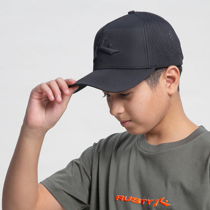 Gorra Rusty Anchor Man Cap Jr Negro 2