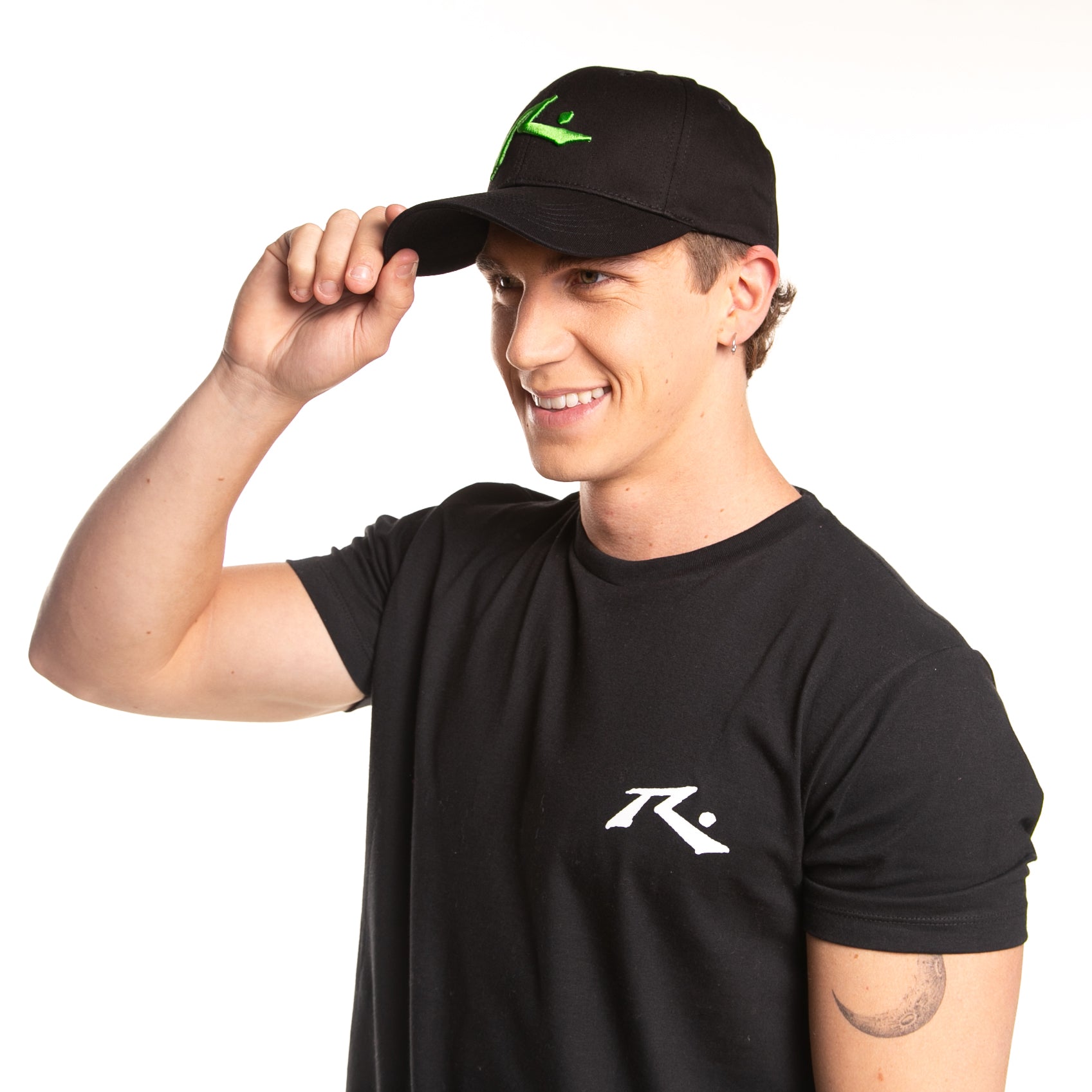 gorra_rusty_chronic_4_flexfit_cap_black_3#B3#BLACK 3