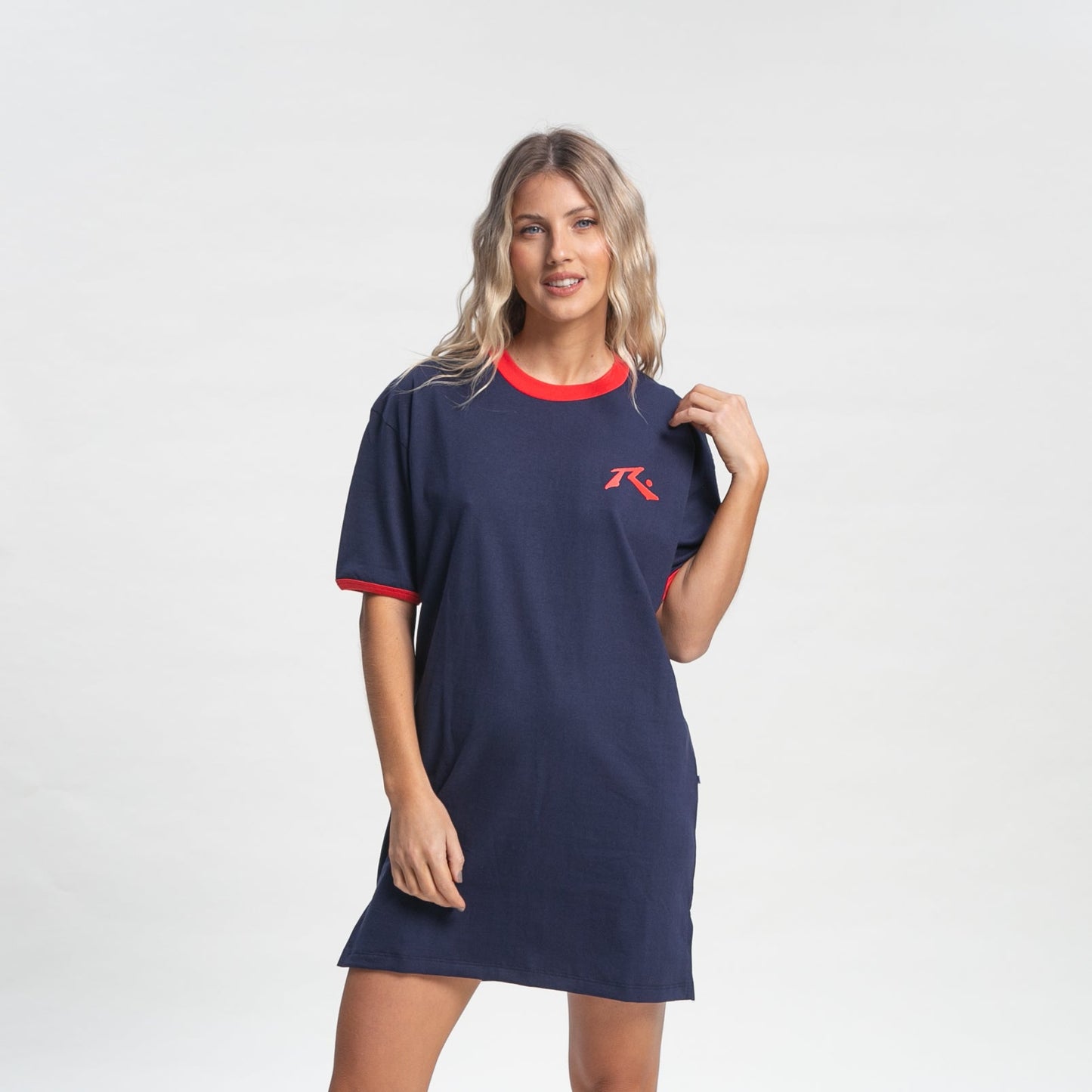 Vestido Rusty Competition Ringer Dress Ld Navy