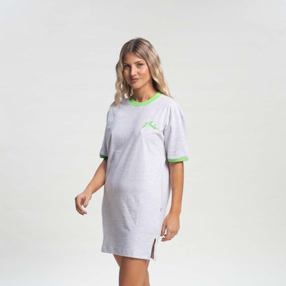 Vestido Rusty Competition Ringer Dress Ld Grey Marle