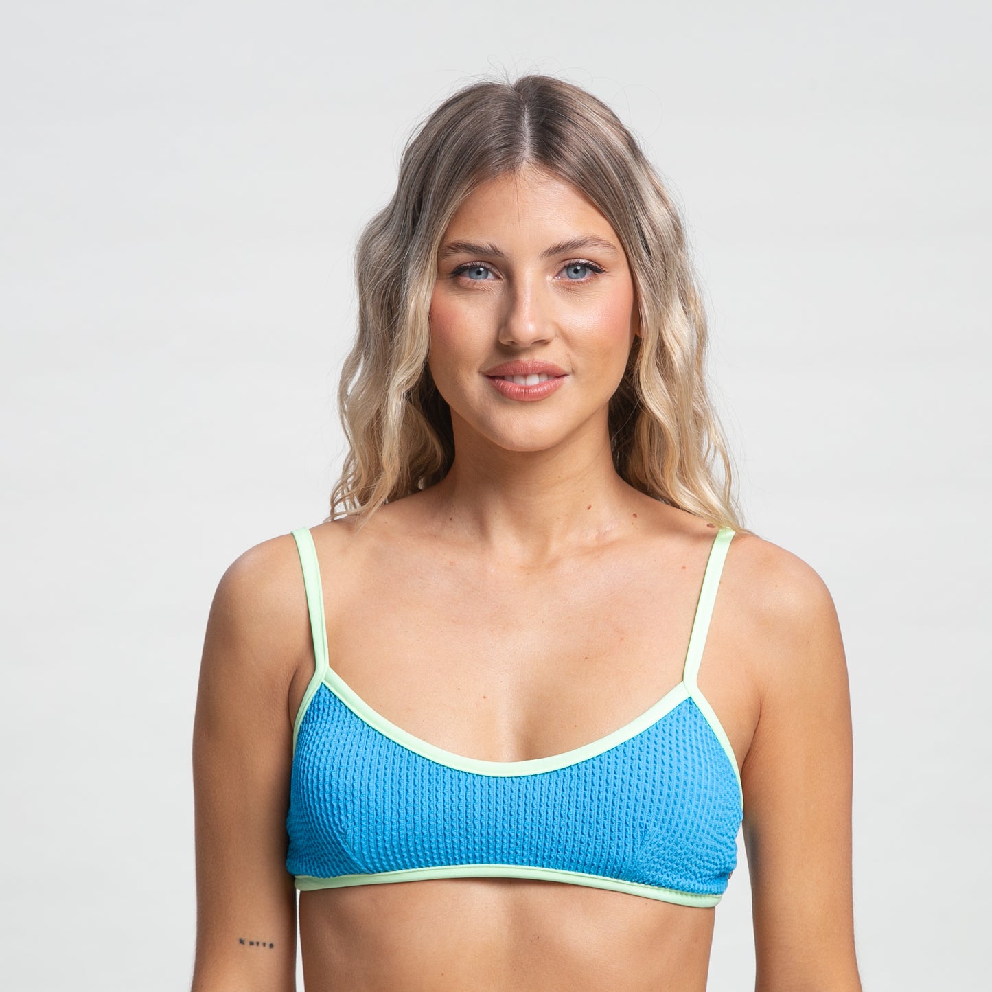 Bikini Alto Rusty Contrast Bralette Bik Top Ld Yonder Blue