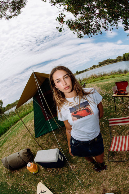 Remera Mc Rusty Road Trip Skimmer Tee Ld White