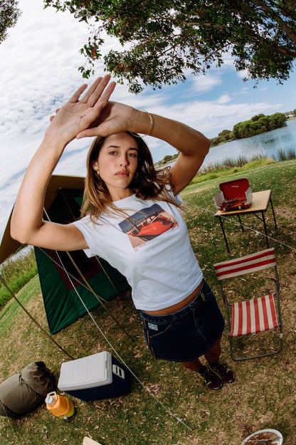 Remera Mc Rusty Road Trip Skimmer Tee Ld White