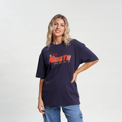 Remera Mc Rusty Girls Surf Oversize Tee Ld Navy