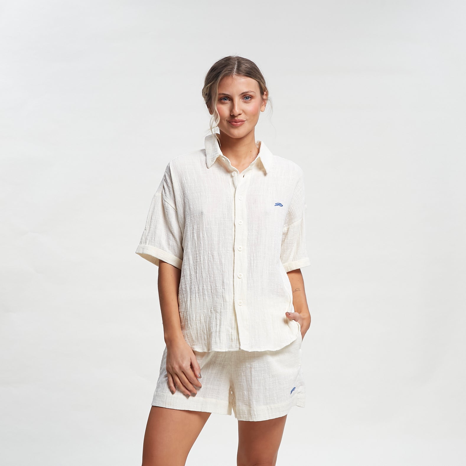 Camisa Mc Rusty Hampton Oversized Shirt Ld Off White