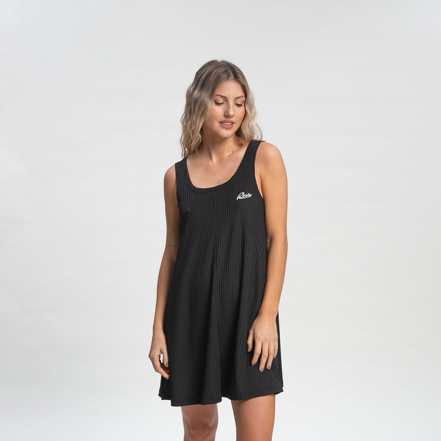 Vestido Rusty Heritage Dress Ld Black