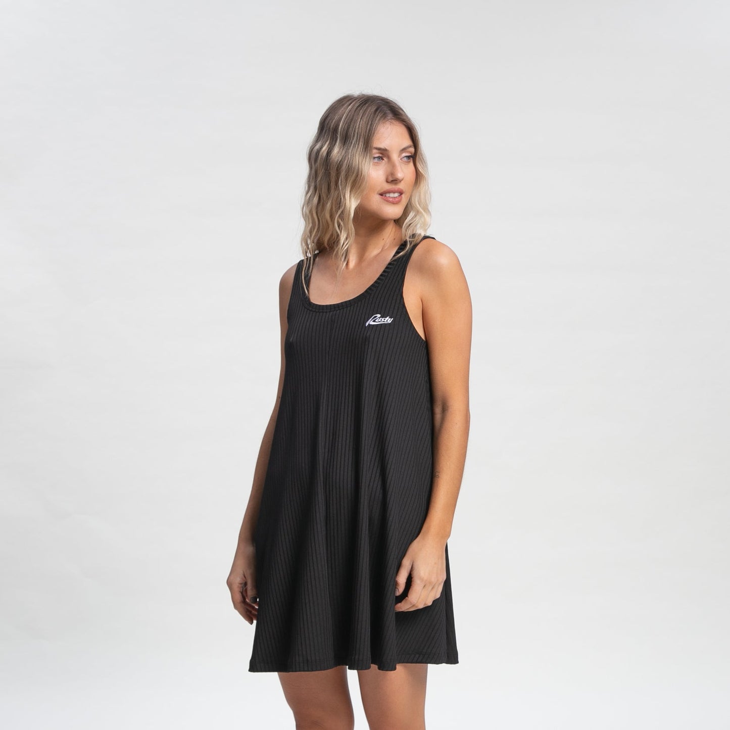 Vestido Rusty Heritage Dress Ld Black