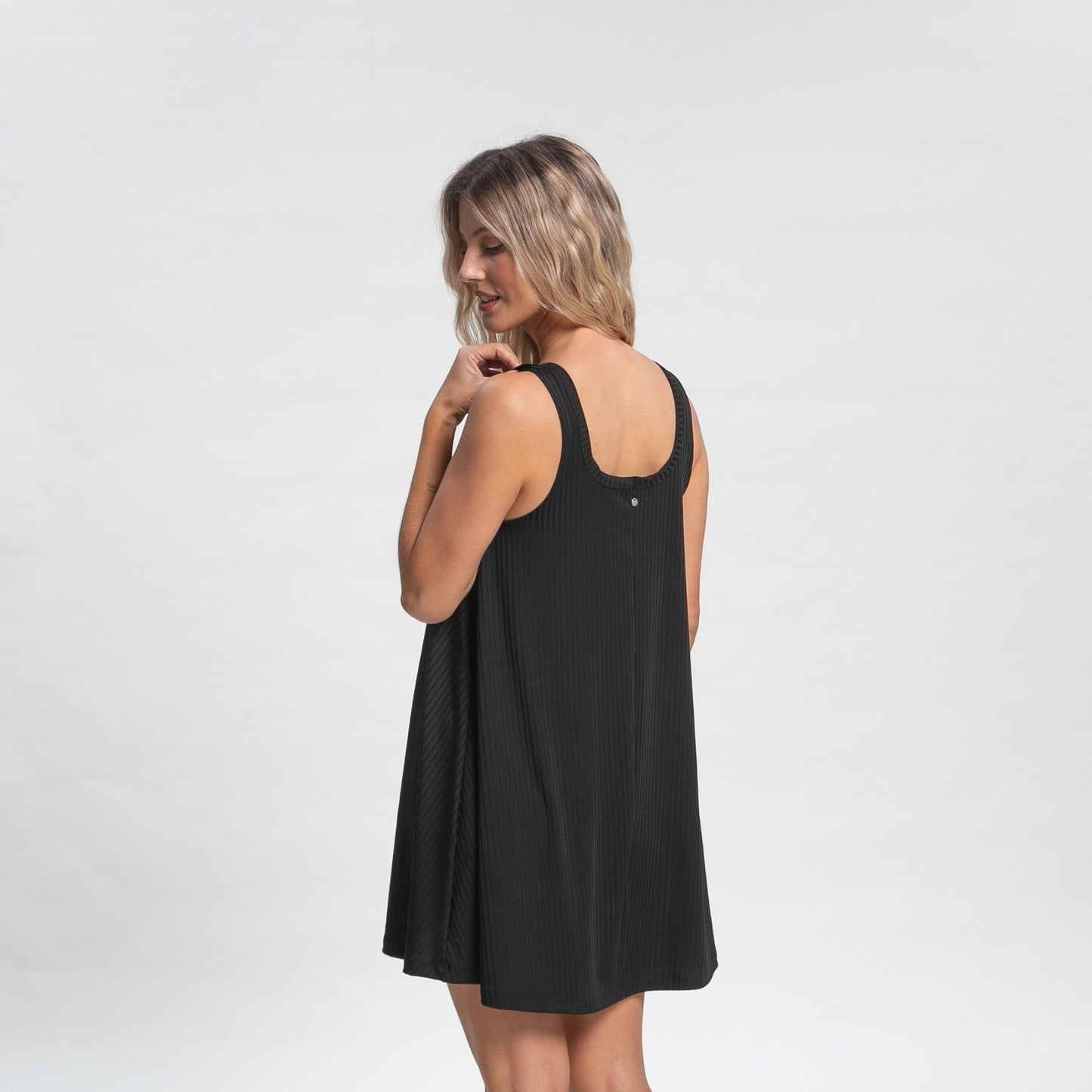 Vestido Rusty Heritage Dress Ld Black