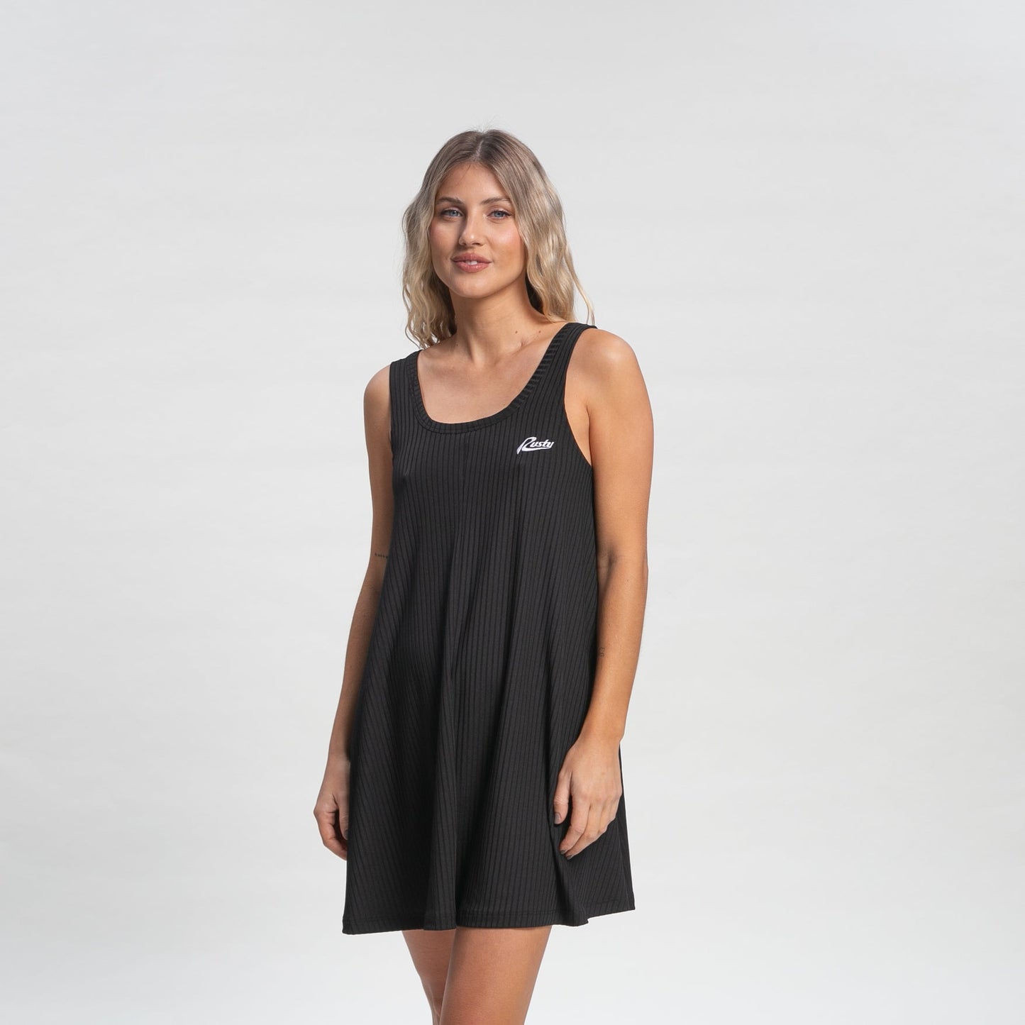 Vestido Rusty Heritage Dress Ld Black