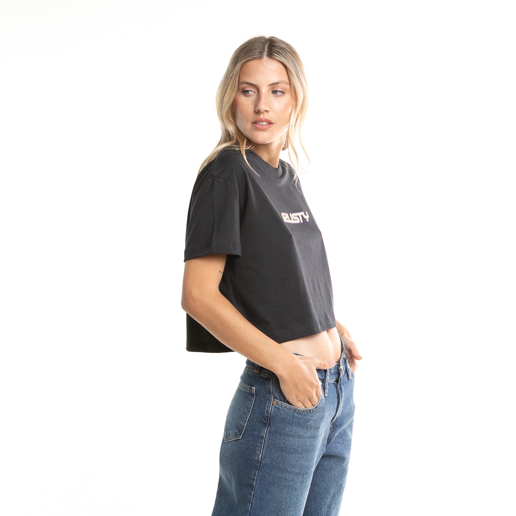 remera_mc_rusty_rider_relaxed_crop_tee_ld_black#BK#BLACK