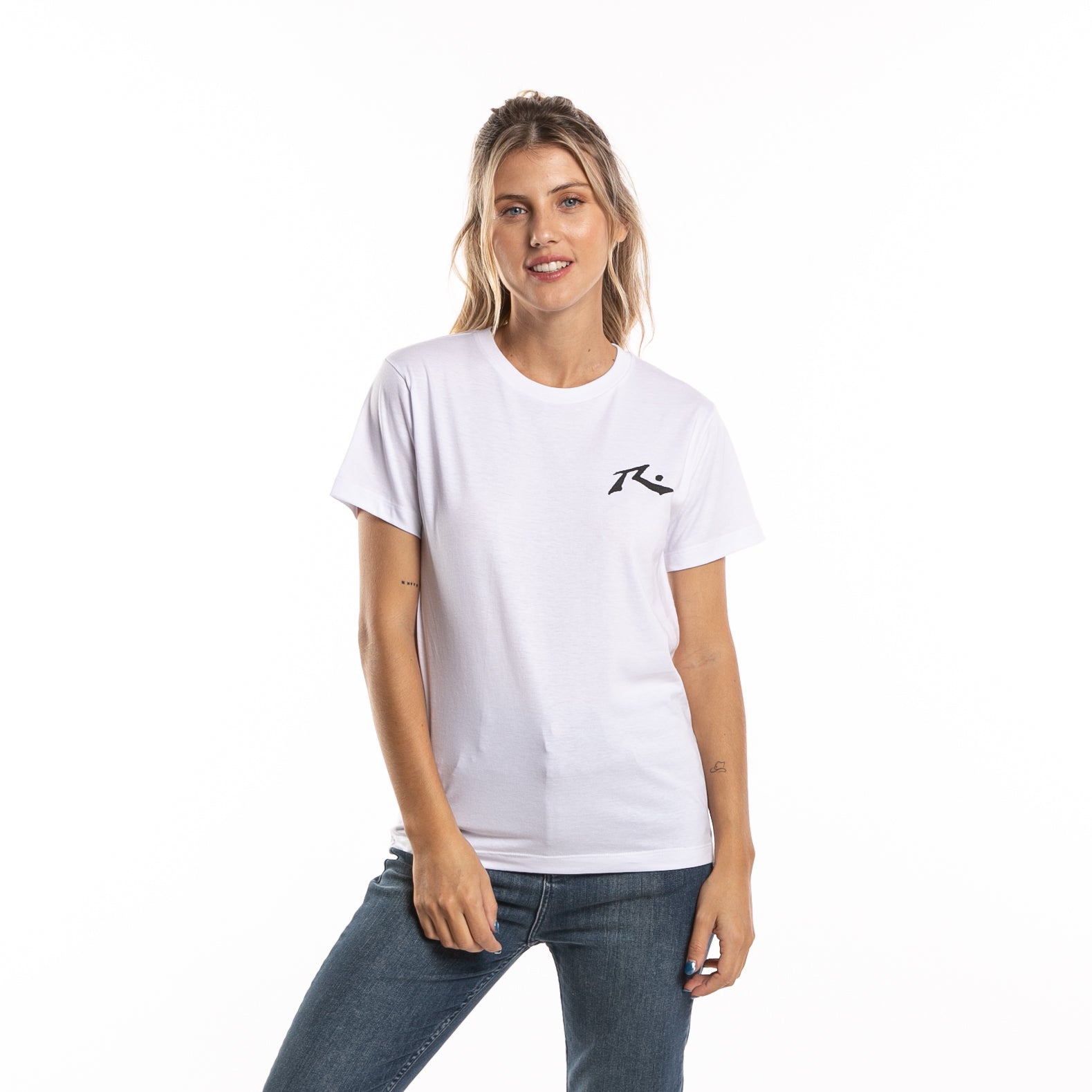 Remera Mujer Rusty Competition Blanco