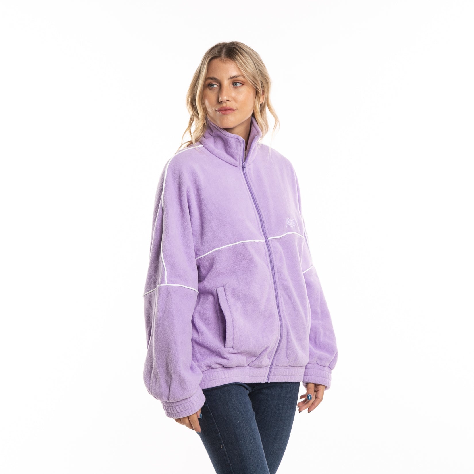 campera_liviana_rusty_polar_zip_through_sherpa_fleece_w23#TZ#LAVENDER