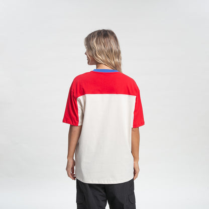 Remera Mc Rusty Speed Racer Oversize Tee Ld Ecru