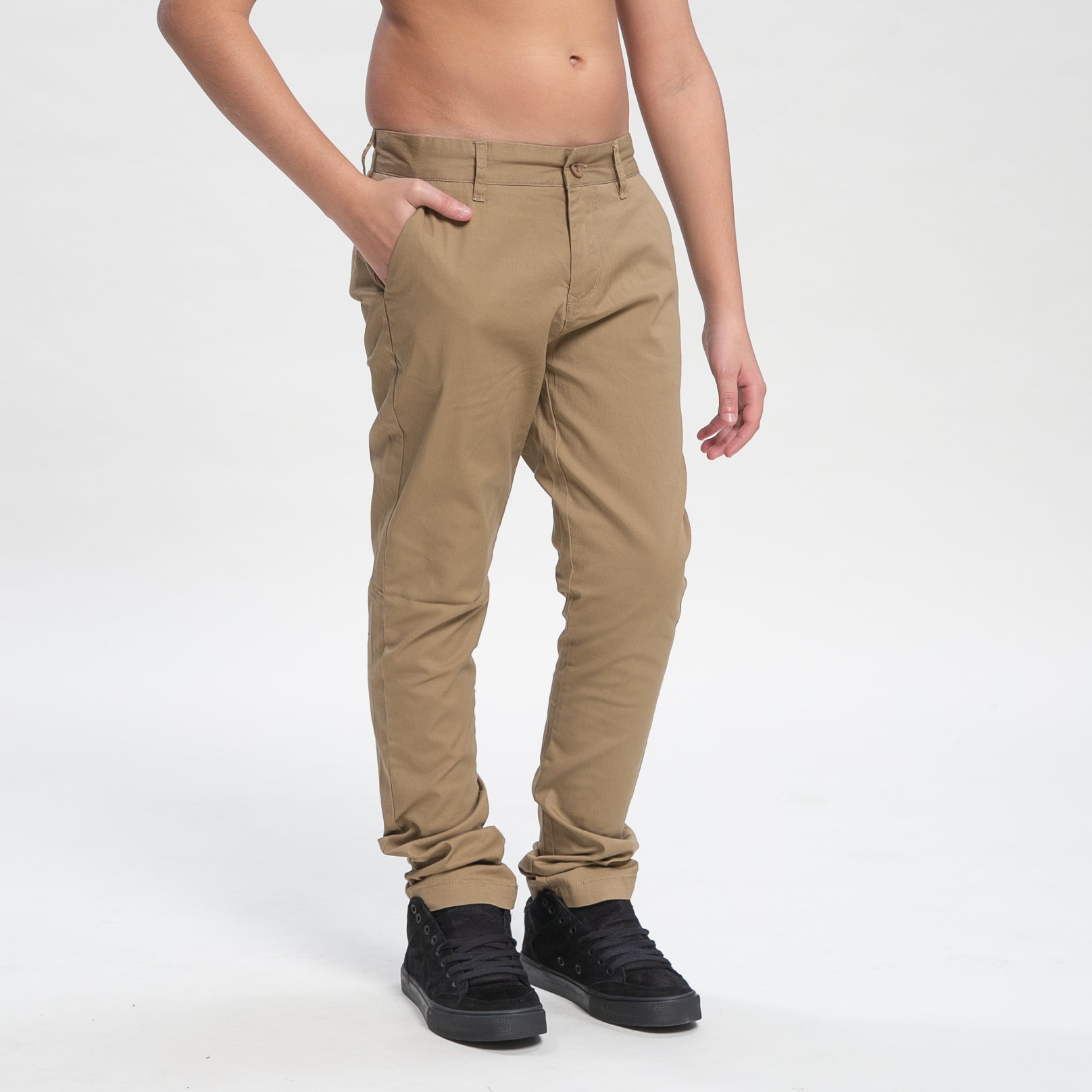 Pantalon Rusty Clyde W Pant Jr Dark Camel