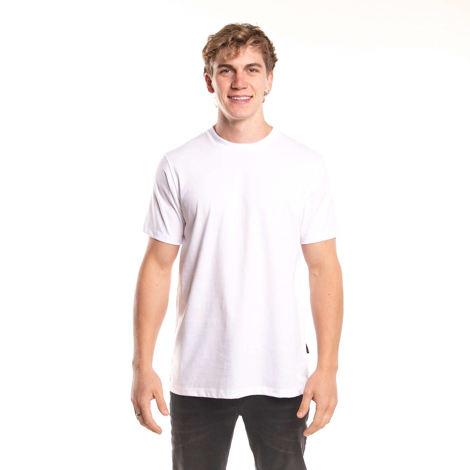 Remera Hombre Rusty Pack 2x1 All Night Blanco Y Negro