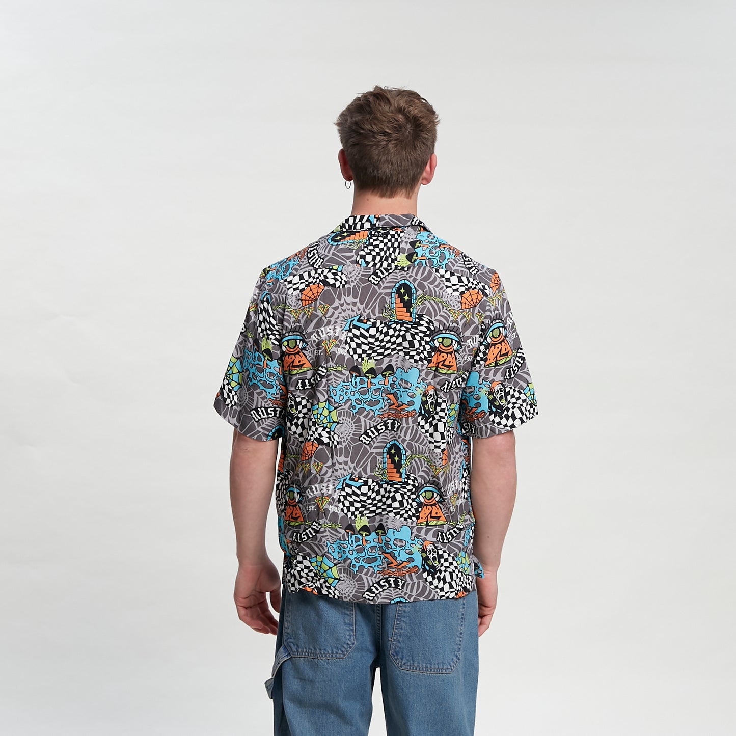 Camisa Mc Rusty Kaleydo Shirt Fullprint