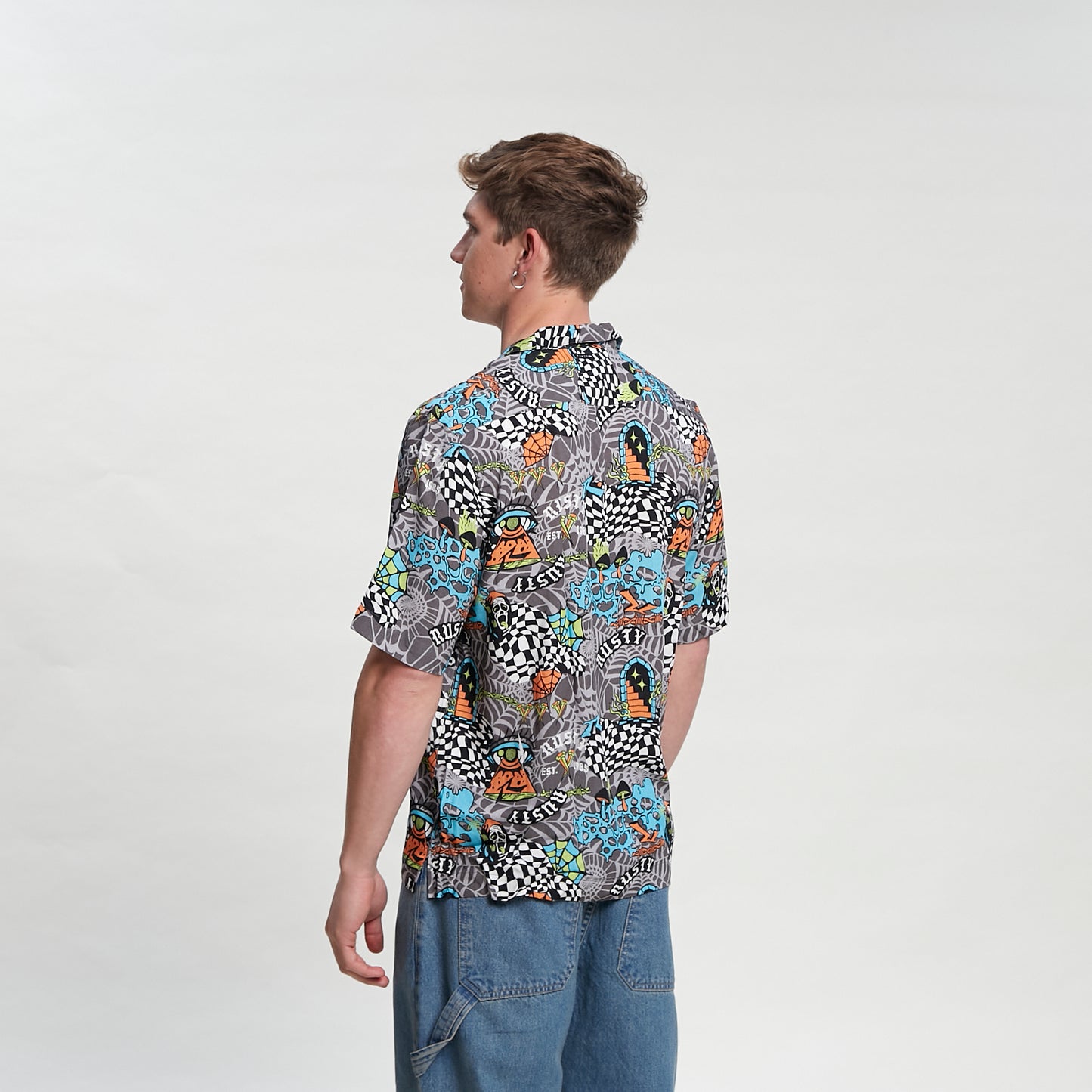 Camisa Mc Rusty Kaleydo Shirt Fullprint