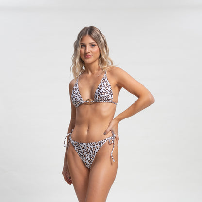 Bikini Alto Rusty Leopard Skin Triang Bik Top Ld Ecru