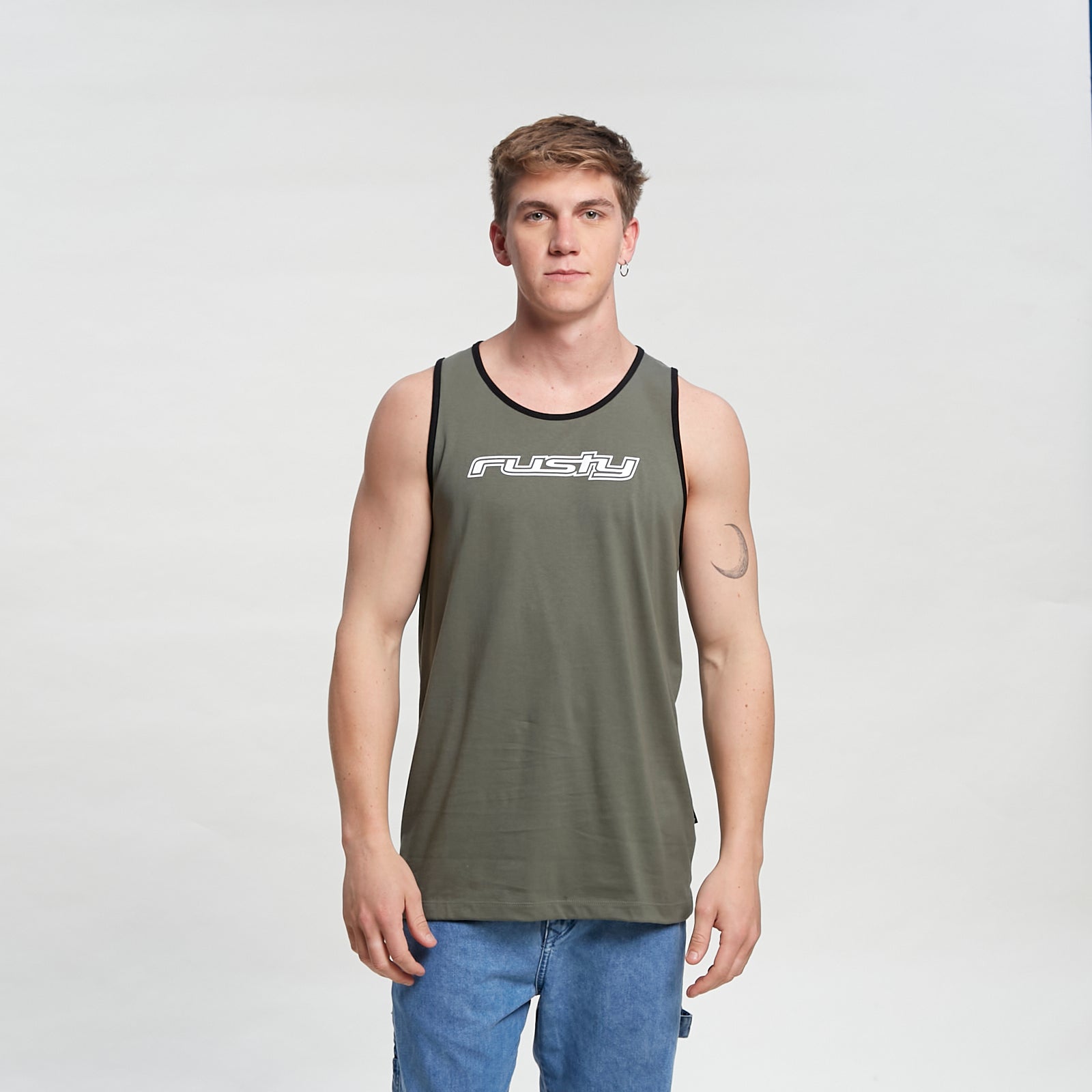 Musculosa Rusty Flip Daddy Tank Shadow Army