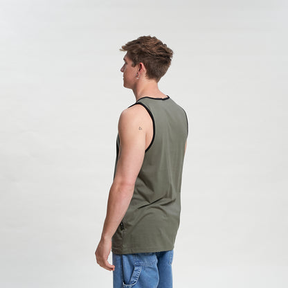 Musculosa Rusty Flip Daddy Tank Shadow Army