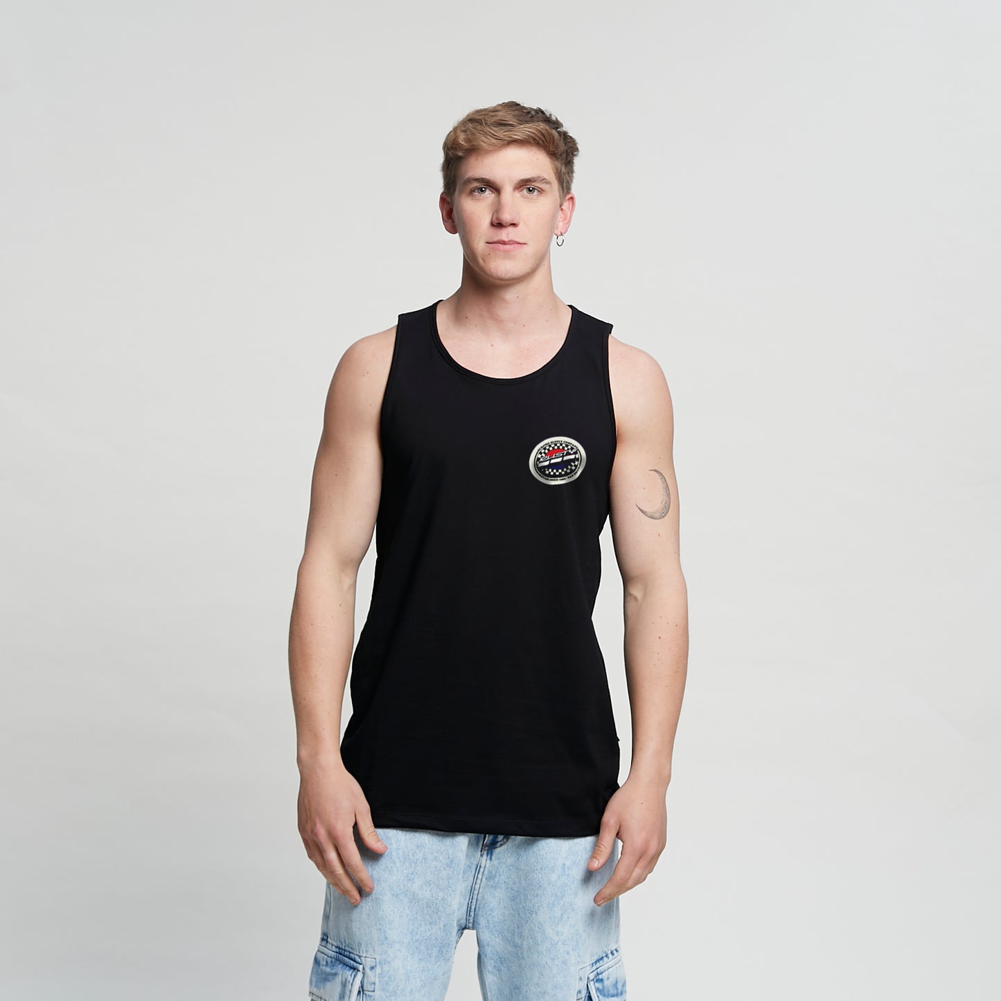 Musculosa Rusty Patch Tank Black