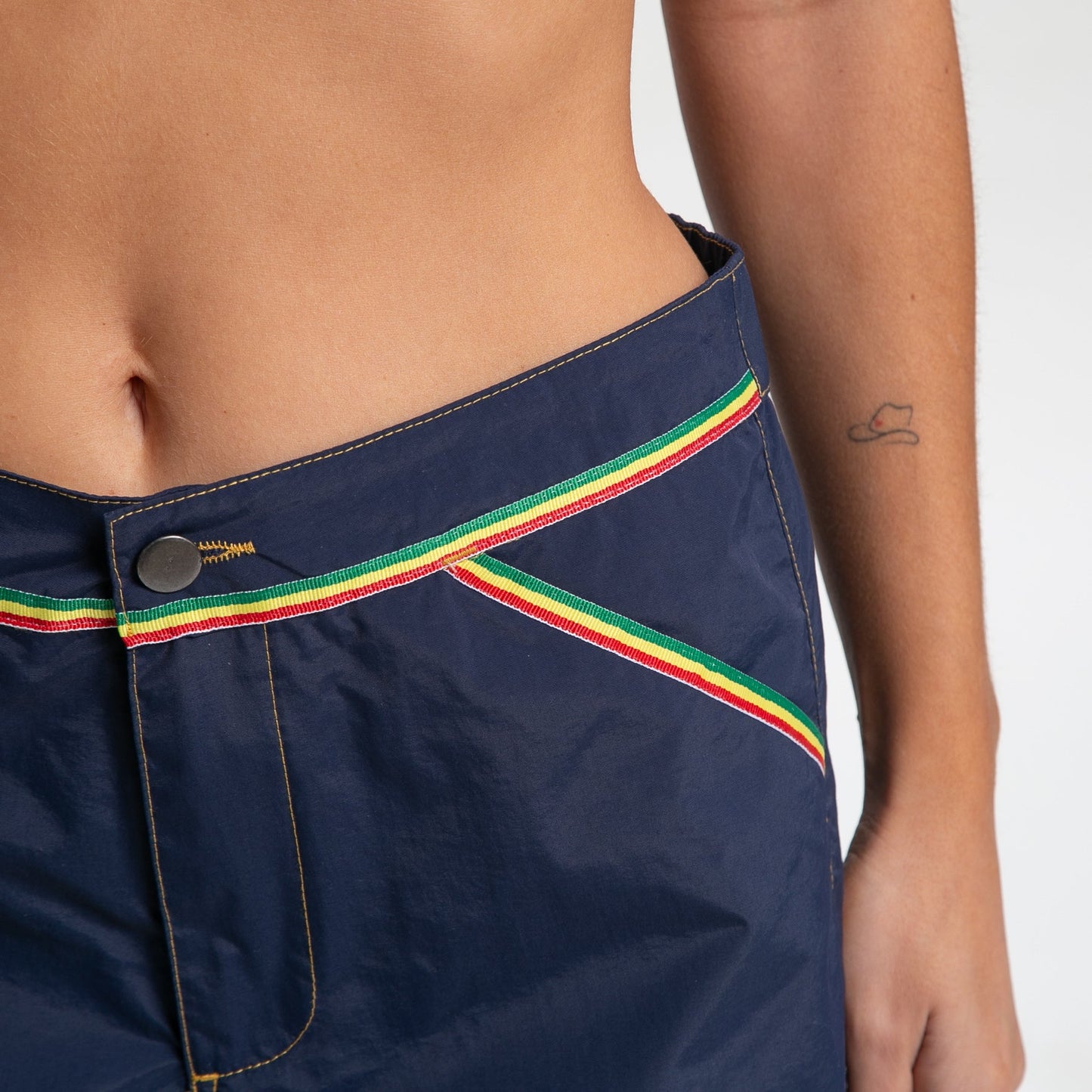 Bermuda Rusty Side Stripe Boardshort Ld Navy Blue