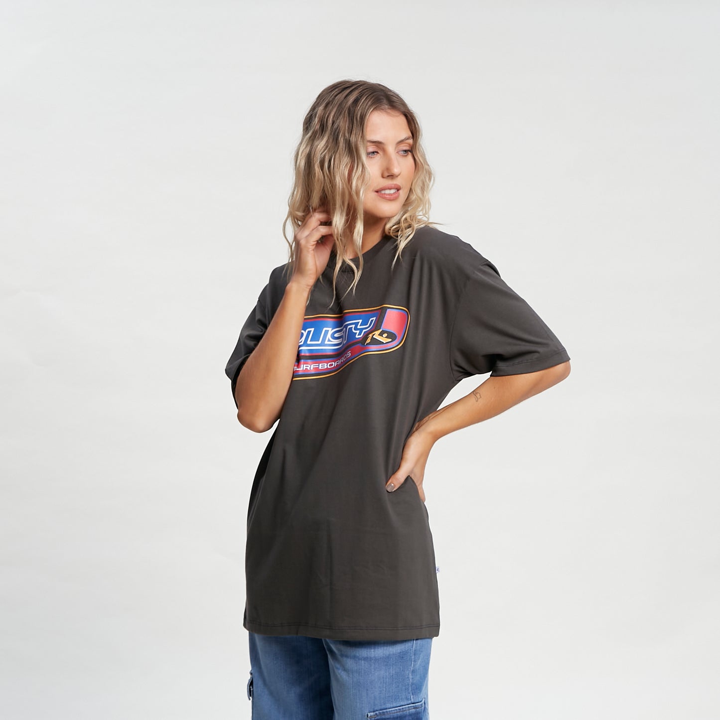 Remera Mc Rusty Primary Oversize Tee Ld Black Ink