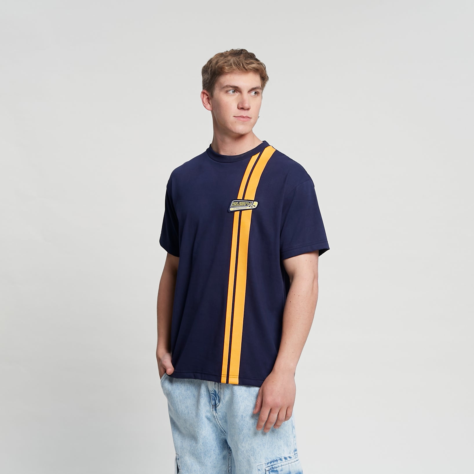 Remera Mc Rusty Heritage Racer Tee Navy