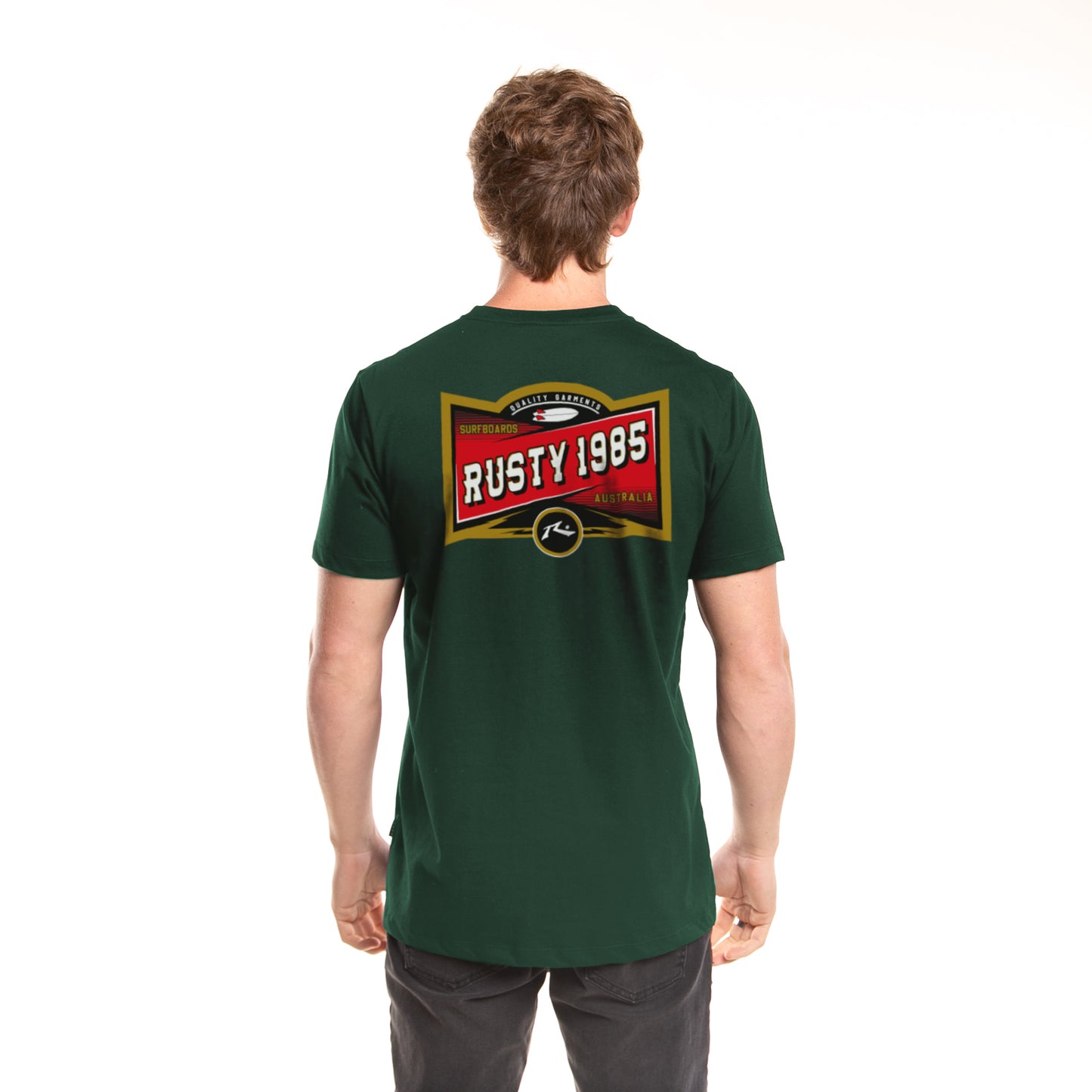 Remera Mc Rusty Incauted Tee Trekking Green