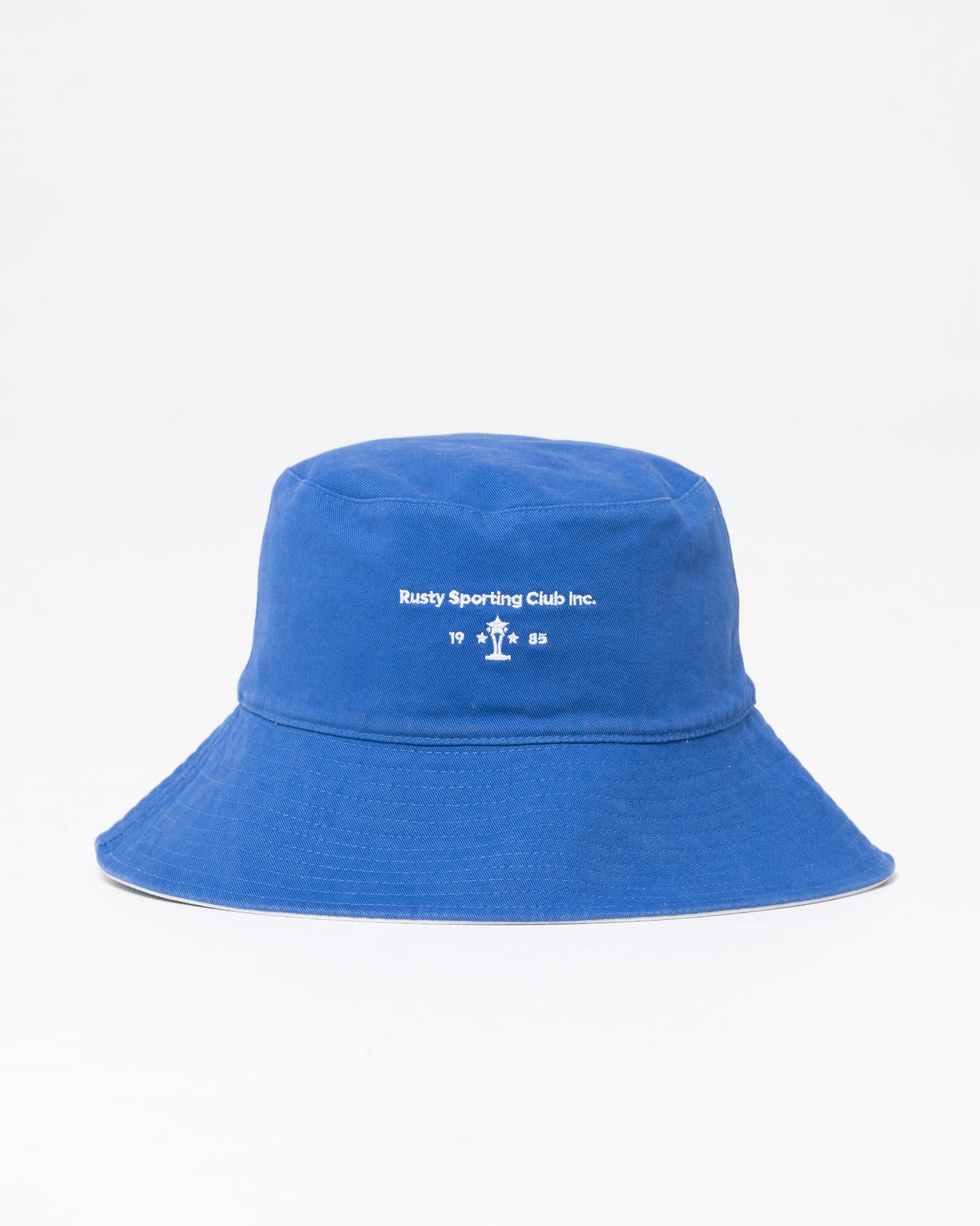 Piluso Rusty Rusty Sporting Club Reversible Bucket Hat Dazzling Blue