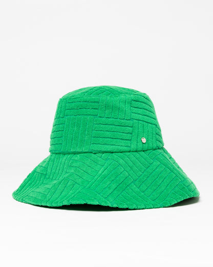 Piluso Rusty Sadie Towelling Bucket Hat* Green