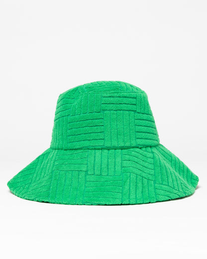 Piluso Rusty Sadie Towelling Bucket Hat* Green