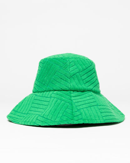 Piluso Rusty Sadie Towelling Bucket Hat* Green