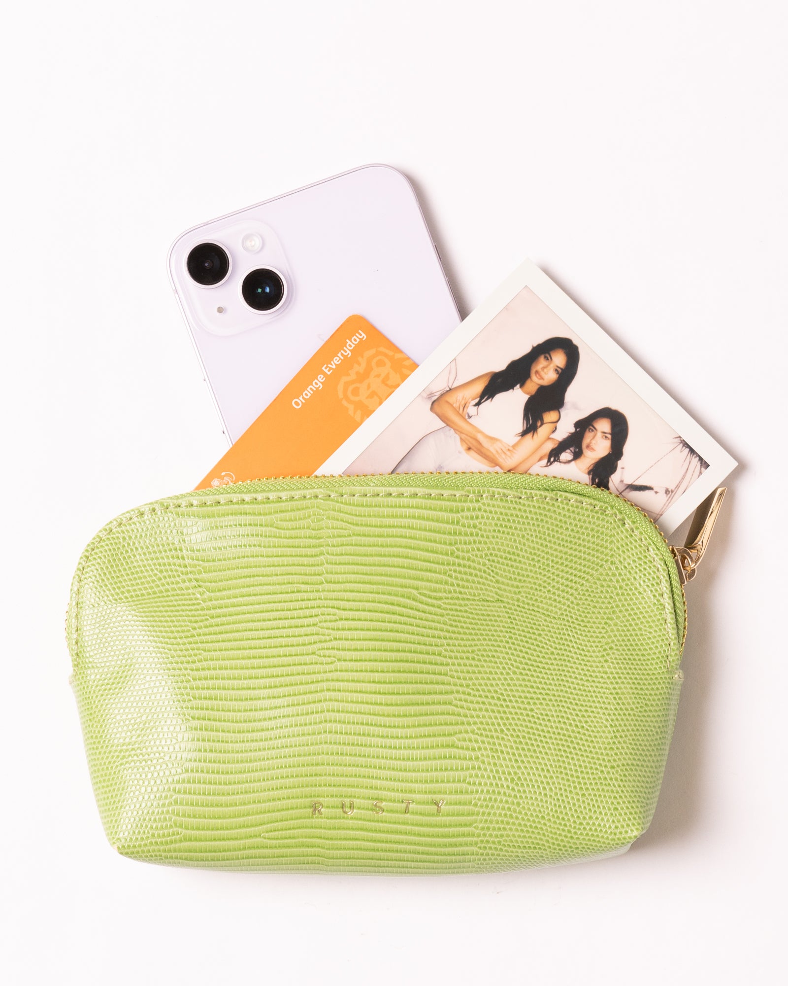 Billetera Rusty Mila Pouch* Cool Matcha