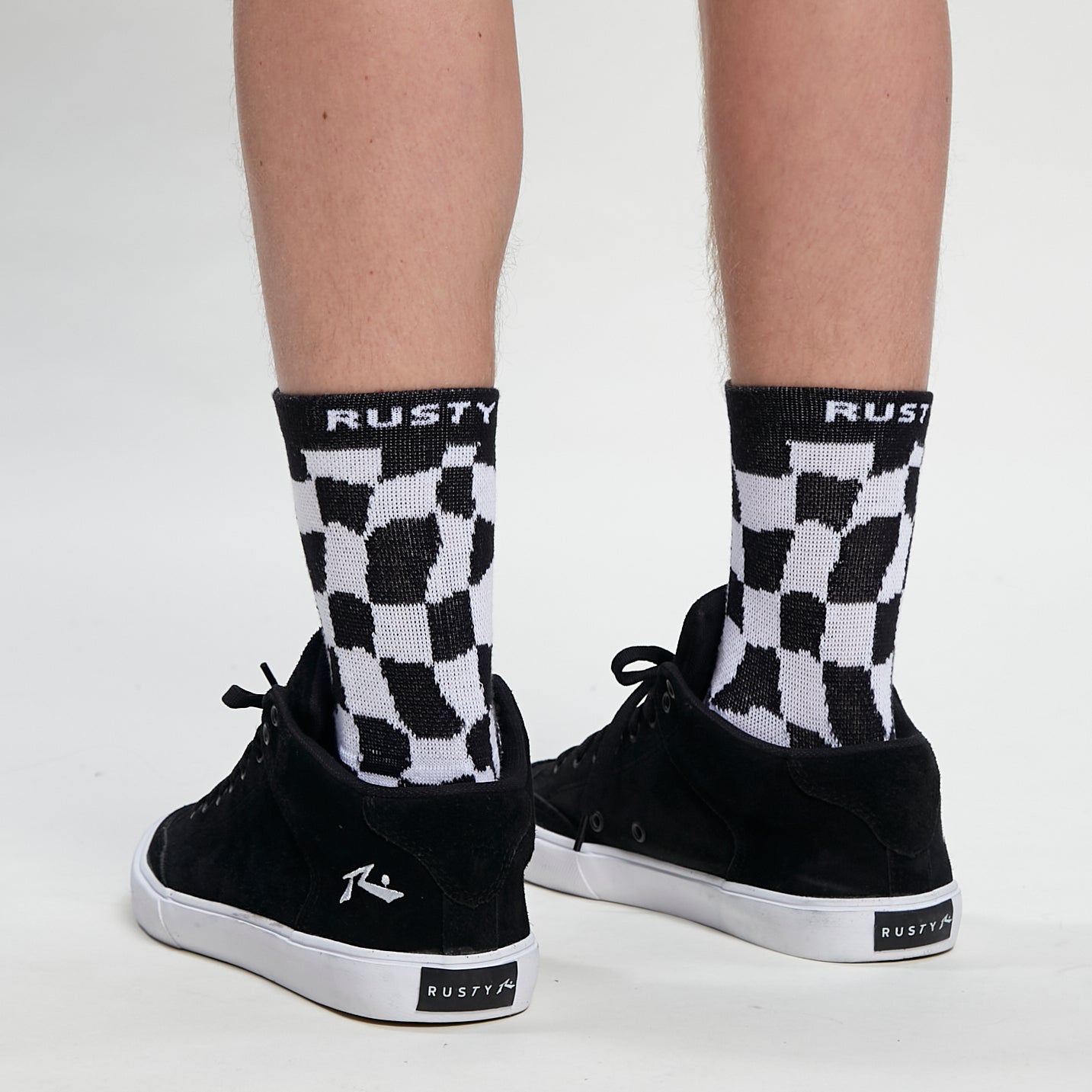 Medias Rusty Seara Socks Black/White