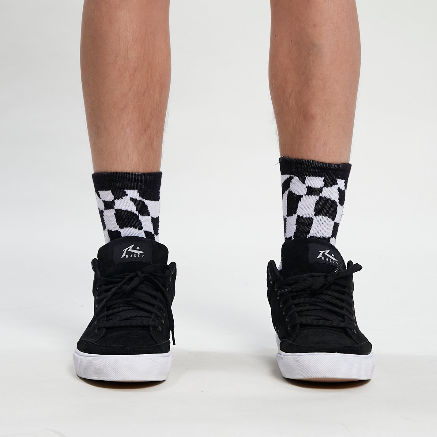 Medias Rusty Seara Socks Black/White