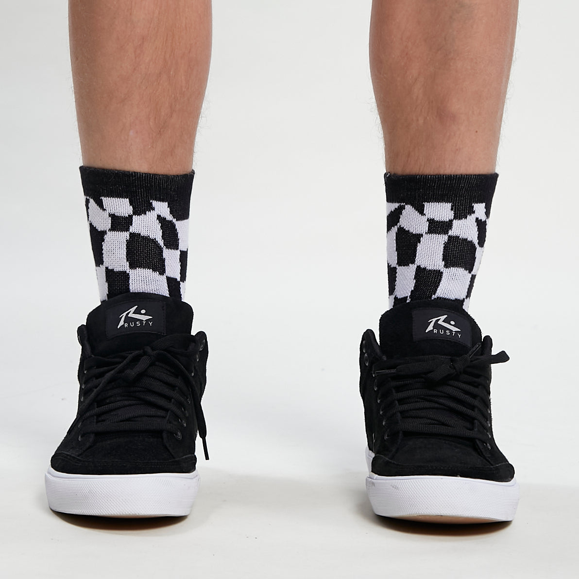 Medias Rusty Seara Socks Black/White