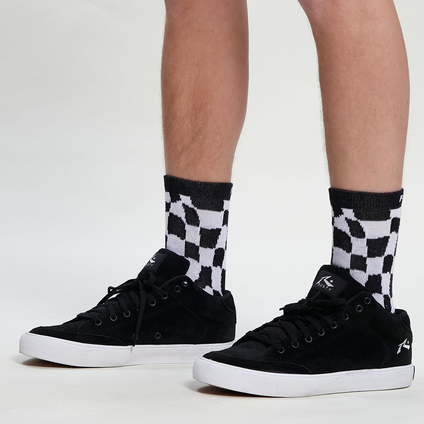 Medias Rusty Seara Socks Black/White