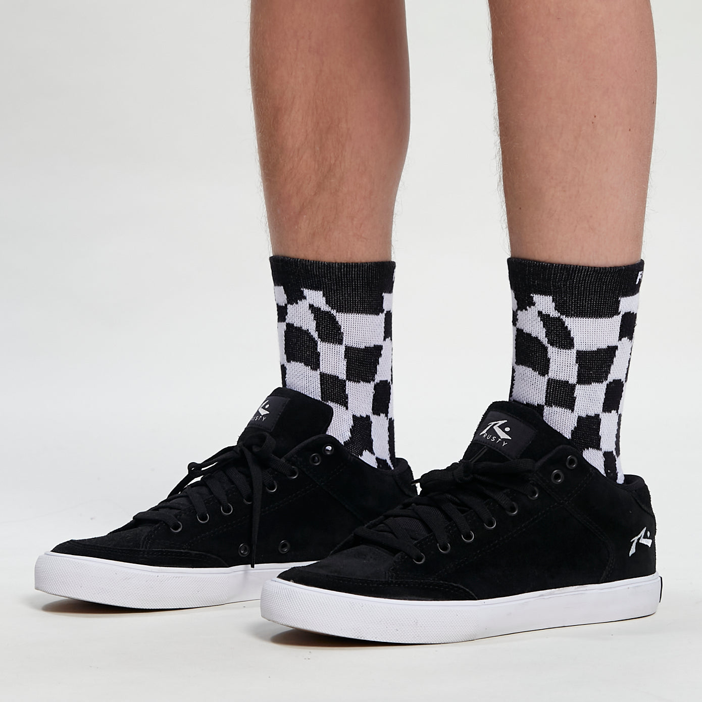 Medias Rusty Seara Socks Black/White