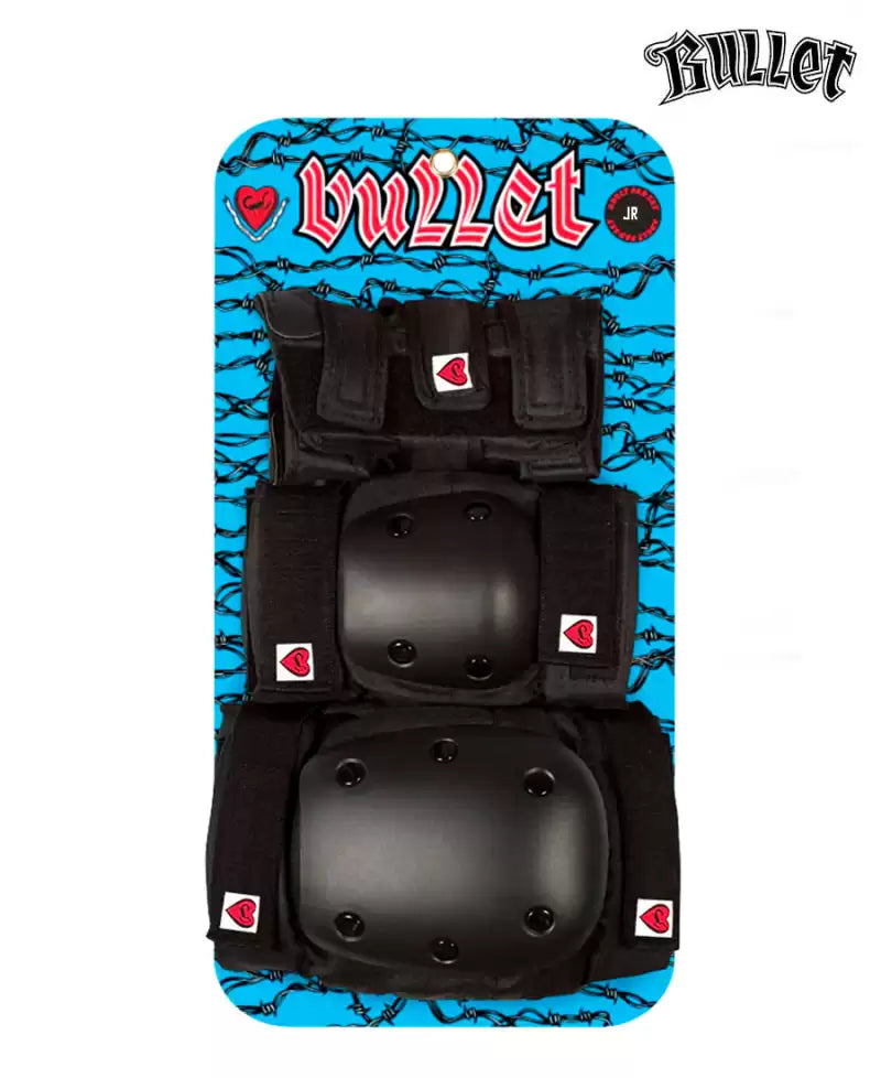 Protecciones Bullet Black Sets Junior Bullet