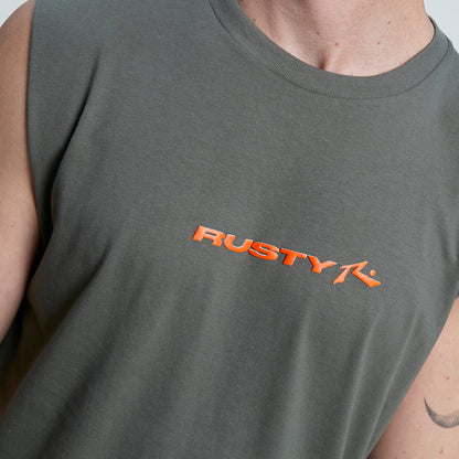 Musculosa Rusty Vital Muscle Shadow Army